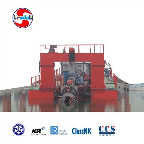 Drague suceuse à trémie de coupe