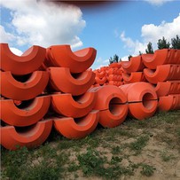 Ponton flottant en acier de dragage en plastique polyéthylène