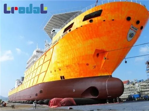 Navire de lancement d’airbag en caoutchouc marin